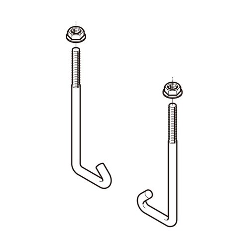 カバークランプ用フックボルト 1箱(20
