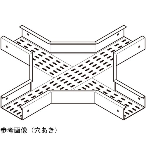 NPRX15B X形分岐ラック(穴なし)