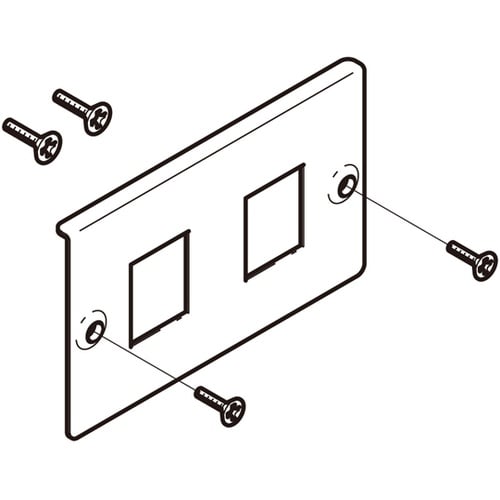 コンセントプレート標準色塗装 1箱(10