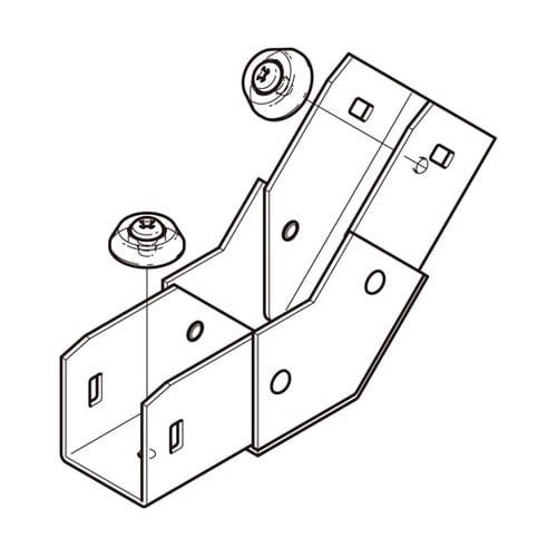 P−DI−245 エルボ 標準色塗装