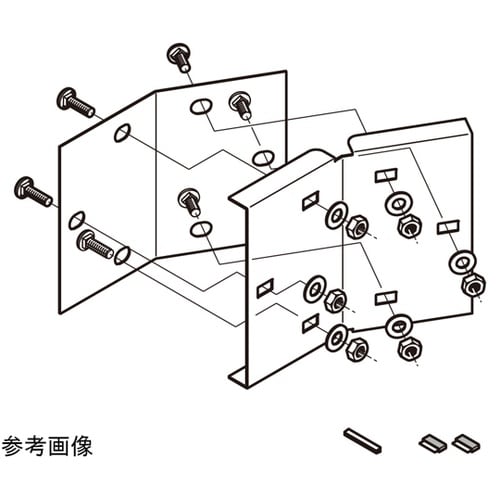P−DPLG100 継ぎ金具 標準色塗装
