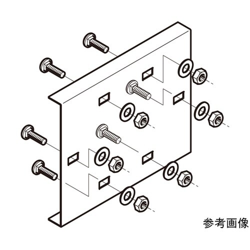 P−DPSG300直線継ぎ金具標準色塗装