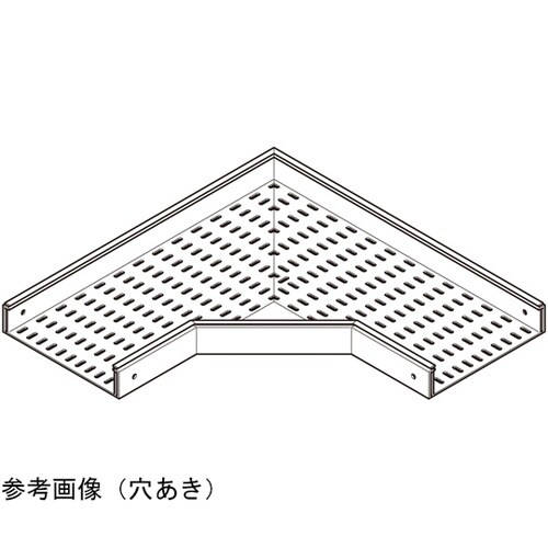 PRLA30A外直角L形分岐ラック穴あき