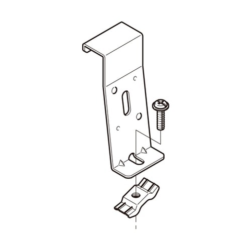 下面カバー対応振止め金具 1箱(10個入