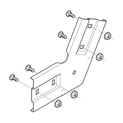 QRVG60 上下ベンド継ぎ金具