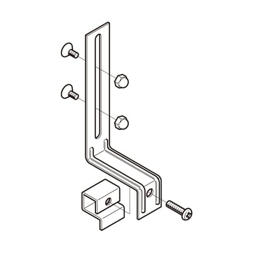 親桁部 ボックス固定金具 1箱(10個入