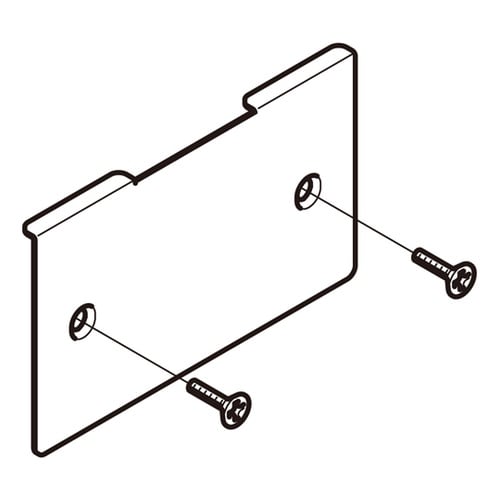 コンセントプレートステンレス 1箱(10
