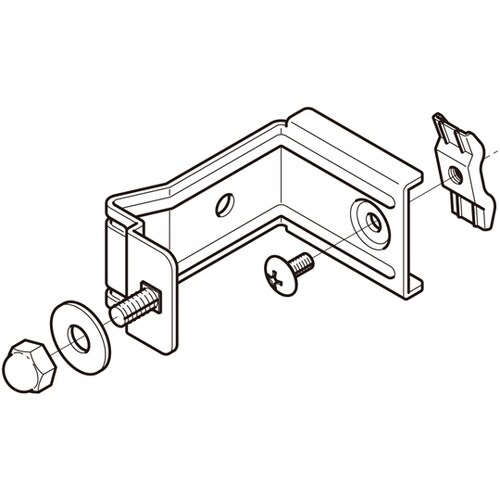 立上りカバー止め金具 SD 1箱(10個