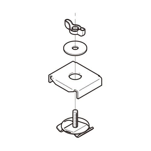照明器具取付金具補助金具SD 1箱(10