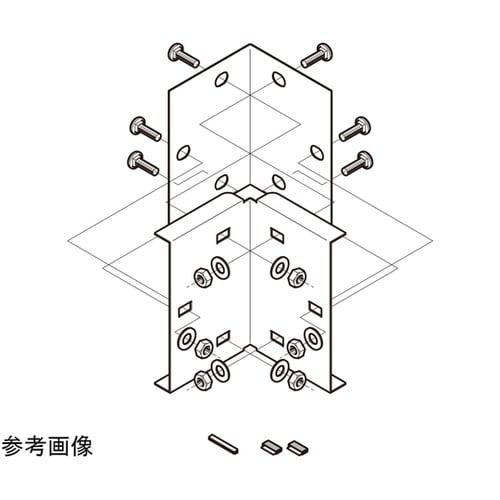 SD−DPTG100直角曲り継ぎ金具SD