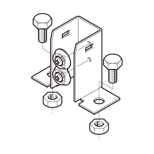 盤接続金具 スーパーダイマ 1箱(10個