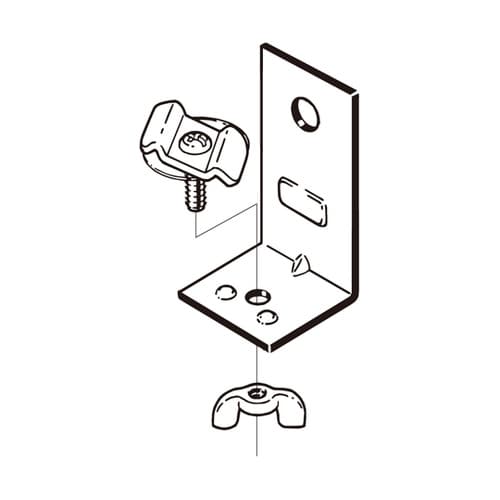 壁面支持用エンドキャップSD 1箱(10