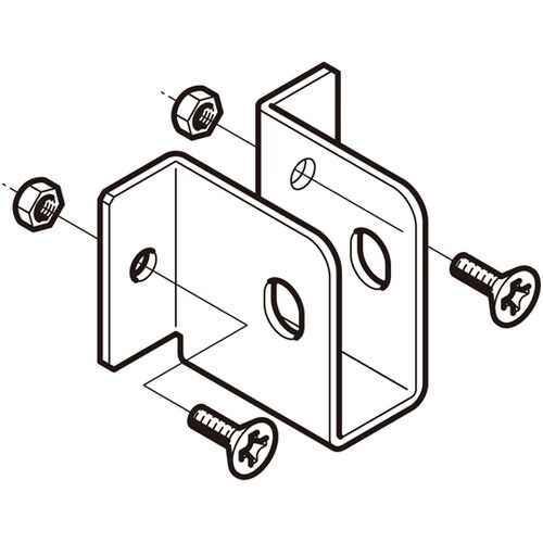 立上ケーブル支持桁受金具SD 1箱(10