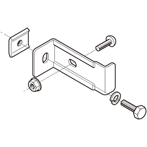 立上りラック支持金具 SD 1箱(10個