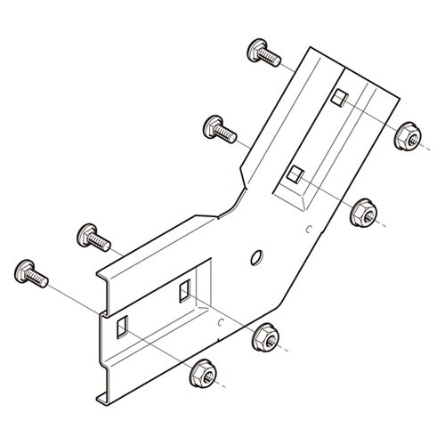 SD−QRVG45上下ベンド継ぎ金具SD