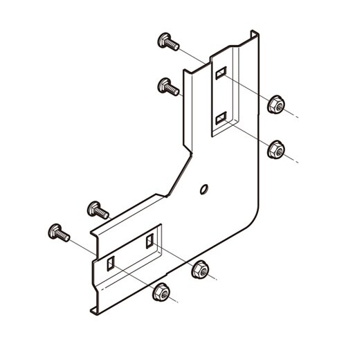 SD−QRVG90上下ベンド継ぎ金具SD