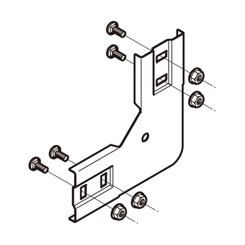 SD−SRVG90上下ベンド継ぎ金具SD