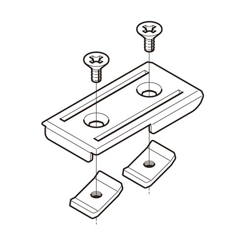 分岐用補助子桁 取付金具 1箱(10個入