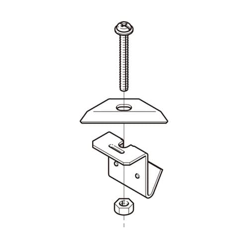 アングル用振れ止め金具 1箱(10個入)