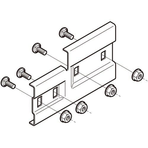 段違い継ぎ金具 1箱(10個入) SQR