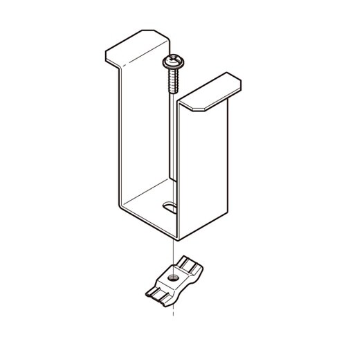 S−QRS1W 並列部振止金具ステンレス