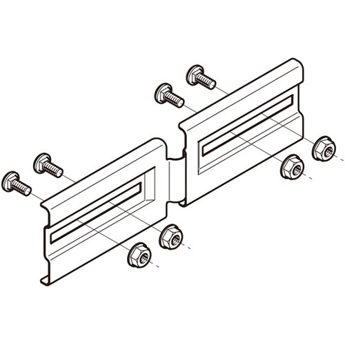水平ベンド継ぎ金具ノンボンド 1箱(10