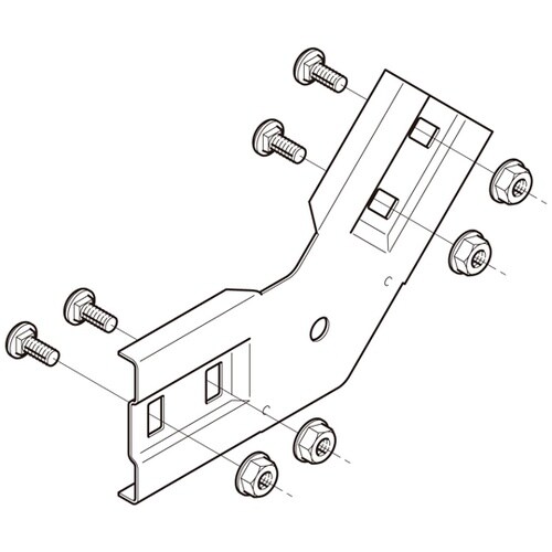 上下ベンド継ぎ金具 1箱(10個入) S