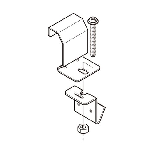 アングル用振れ止め金具 1箱(10個入)