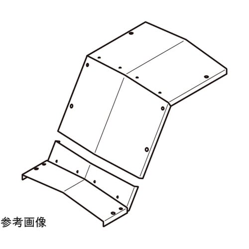 上下ベンド屋根形カバー溶融亜 上下組 1