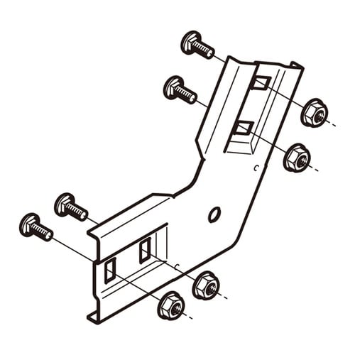 Z−SRVG60 上下ベンド継ぎ金具
