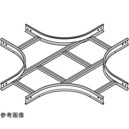 Z−SRX50 X形分岐ラック 溶融亜鉛