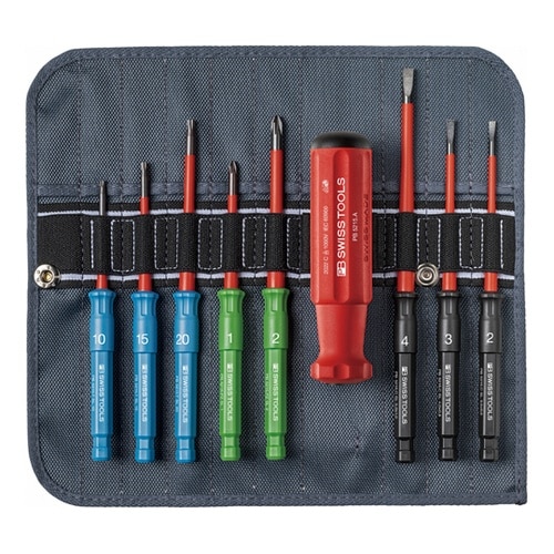 差替式絶縁ドライバーセット 8本組 マイ