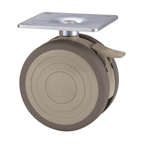 双輪キャスター φ100 固定ストッパー