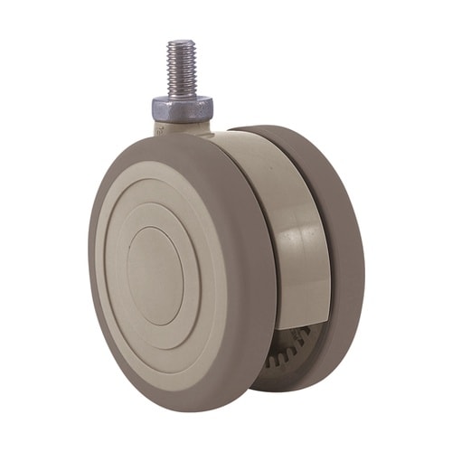 双輪キャスター φ100 自在 ネジ式