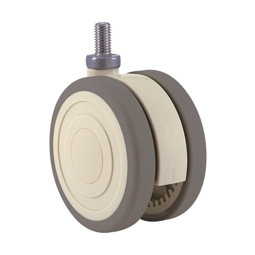 双輪キャスター φ100 自在 ネジ式