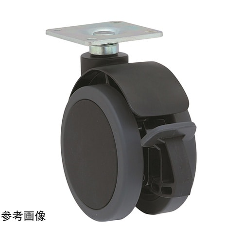 振動・衝撃吸収 双輪キャスター φ100
