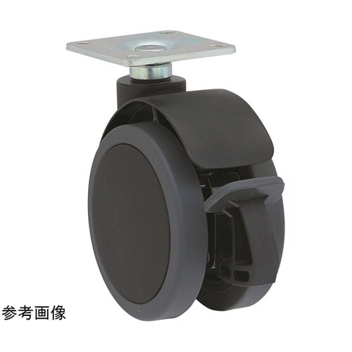 振動・衝撃吸収 双輪キャスター φ100