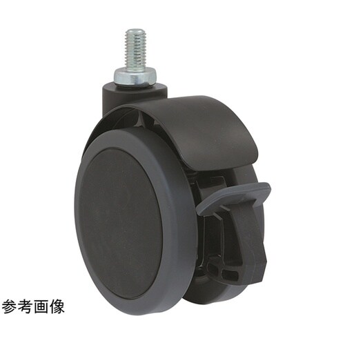 振動・衝撃吸収 双輪キャスター φ100