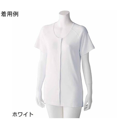 婦人3分袖 ワンタッチシャツ(2枚組)ホ