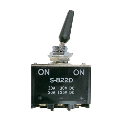 直流負荷専用トグルスイッチ(太陽光発電向