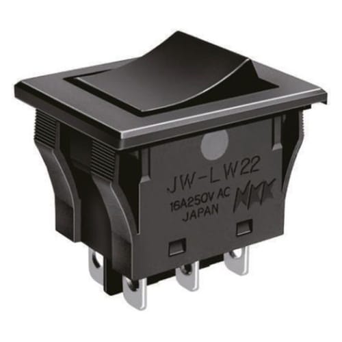 ロッカースイッチ 黒 JW−LW22RK