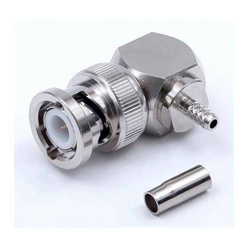 BNC型コネクタ/L曲がりプラグ BNC