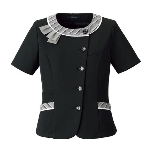 オーバーブラウス AJ0853 ブラック