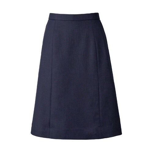 Aラインスカート BCS2708 ネイビ