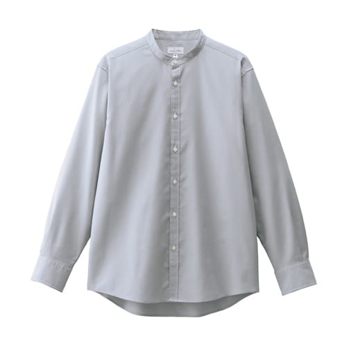 バンドカラー長袖シャツ FB4567U