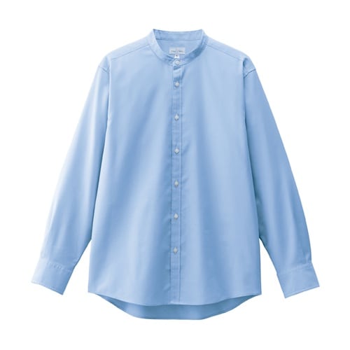 バンドカラー長袖シャツ FB4567U