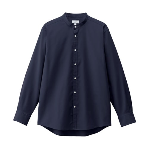 バンドカラー長袖シャツ FB4567U