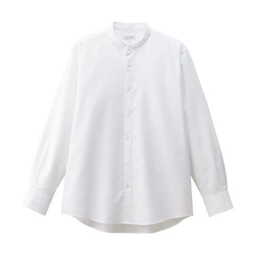 バンドカラー長袖シャツ FB4567U