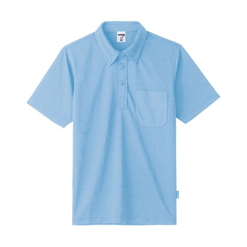 ボタンダウンドライポロシャツ(ポリジン加