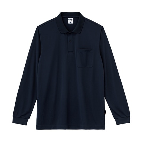 4.3オンスドライロングスリーブポロシャ